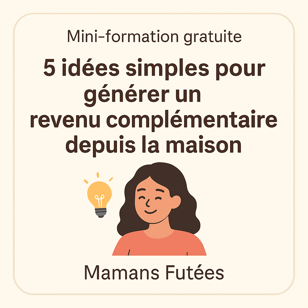 Maman créative utilisant l'IA pour générer des images sur son ordinateur